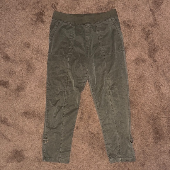 Soft Surroundings Women’s Medina Pants Large Olive - Picture 3 of 6
